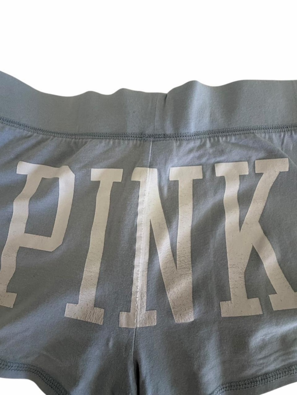 Victoria’s Secret PINK Gray Logo Yoga Shorts Size XS - Picture 8 of 8